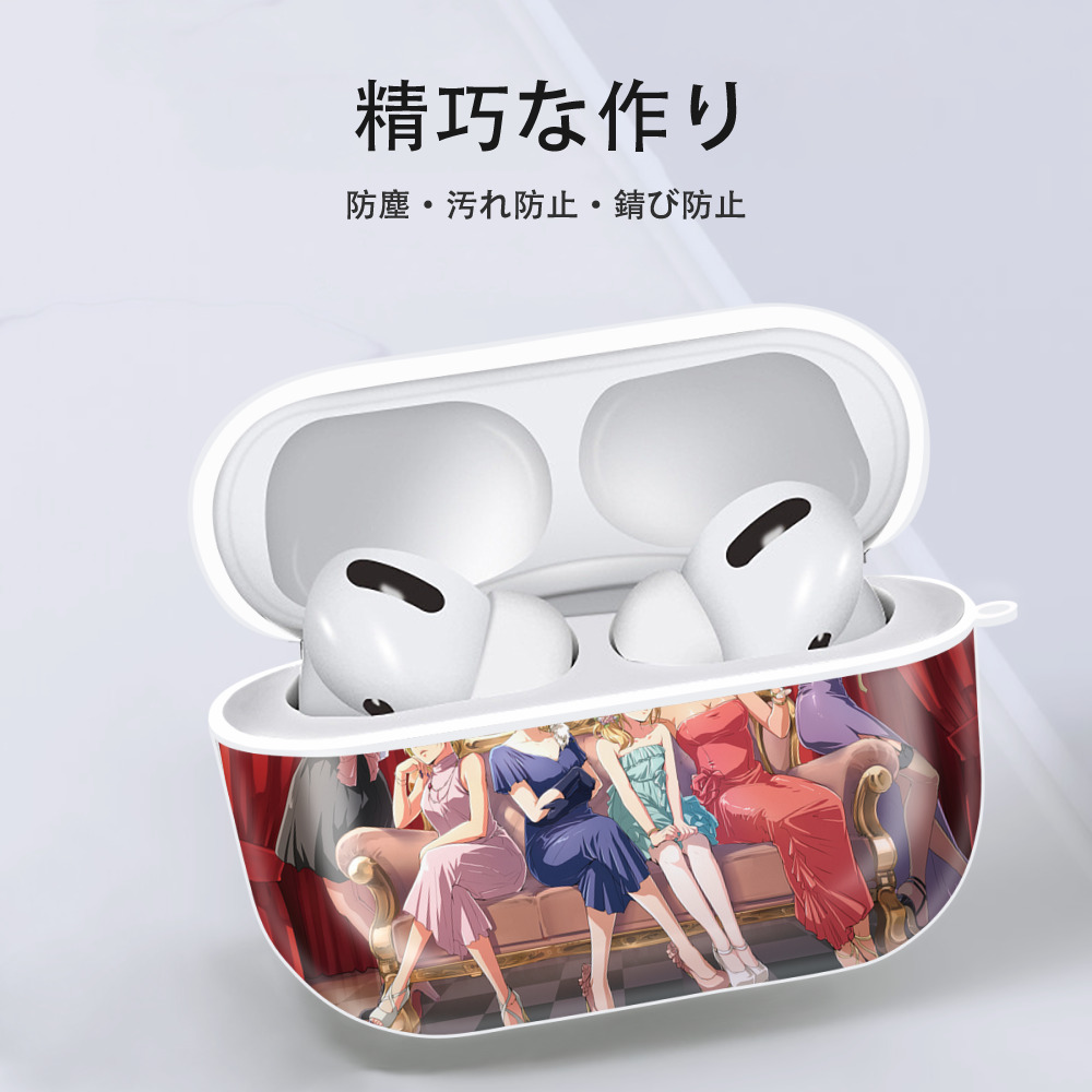 進撃の巨人 Attack on Titan 【AirPods Pro用】ハードシェル保護ケース 耐衝撃・防指紋・カラビナ付き商品仕様