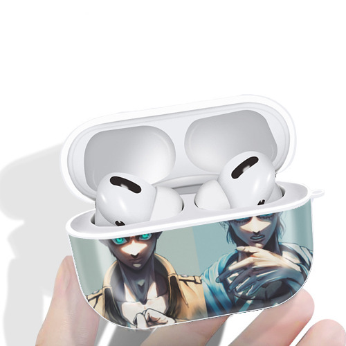 進撃の巨人 Attack on Titan 【AirPods Pro用】ハードシェル保護ケース 耐衝撃・防指紋・カラビナ付き商品仕様