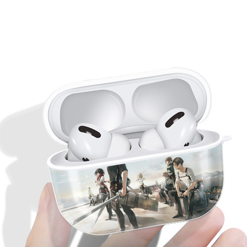 進撃の巨人 Attack on Titan 【AirPods Pro用】ハードシェル保護ケース 耐衝撃・防指紋・カラビナ付き商品仕様