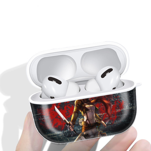 進撃の巨人 Attack on Titan 【AirPods Pro用】ハードシェル保護ケース 耐衝撃・防指紋・カラビナ付き商品仕様