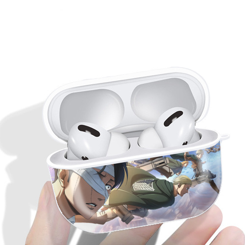 進撃の巨人 Attack on Titan 【AirPods Pro用】ハードシェル保護ケース 耐衝撃・防指紋・カラビナ付き商品仕様