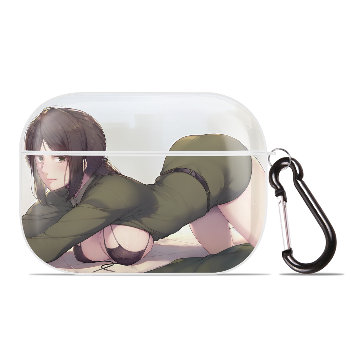 （画像用） 進撃の巨人 Attack on Titan 【AirPods Pro用】ハードシェル保護ケース 耐衝撃・防指紋・カラビナ付き商品仕様