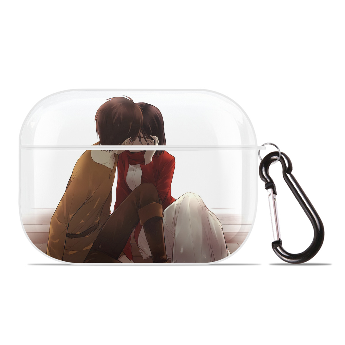 （画像用） 進撃の巨人 Attack on Titan 【AirPods Pro用】ハードシェル保護ケース 耐衝撃・防指紋・カラビナ付き商品仕様