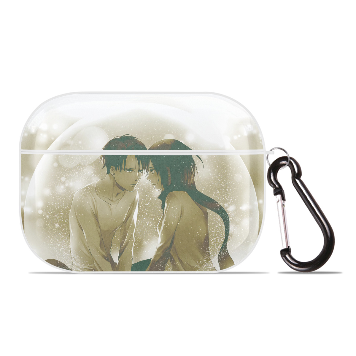 （画像用） 進撃の巨人 Attack on Titan 【AirPods Pro用】ハードシェル保護ケース 耐衝撃・防指紋・カラビナ付き商品仕様