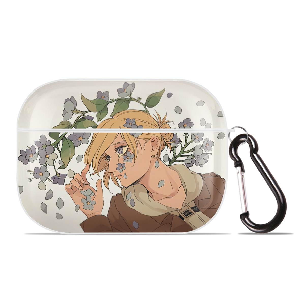（画像用） 進撃の巨人 Attack on Titan 【AirPods Pro用】ハードシェル保護ケース 耐衝撃・防指紋・カラビナ付き商品仕様