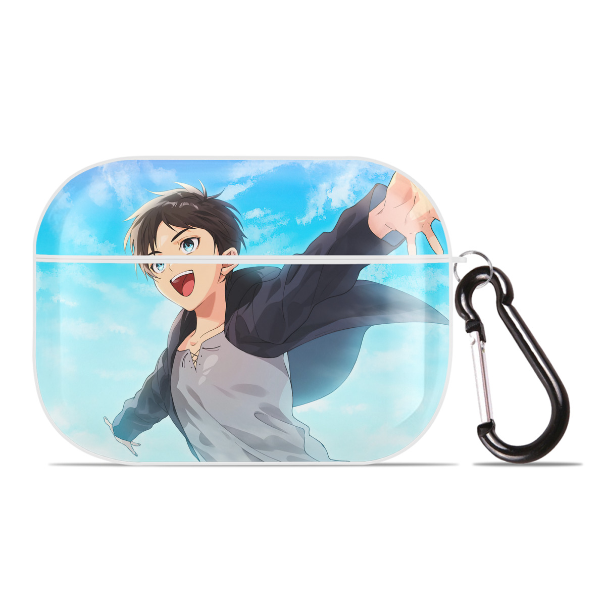 （画像用） 進撃の巨人 Attack on Titan 【AirPods Pro用】ハードシェル保護ケース 耐衝撃・防指紋・カラビナ付き商品仕様