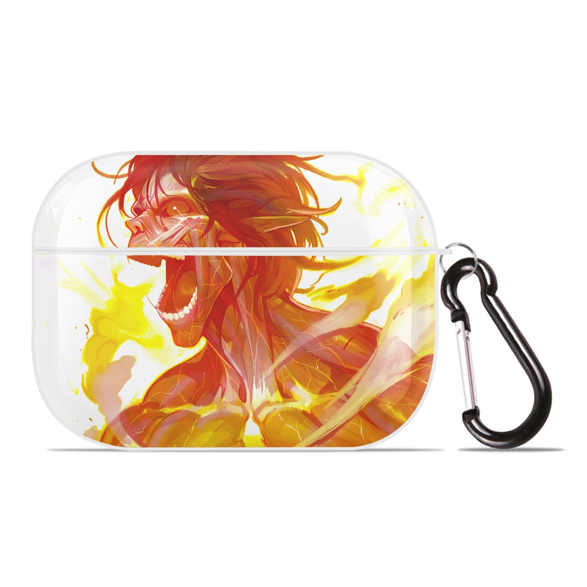 （画像用） 進撃の巨人 Attack on Titan 【AirPods Pro用】ハードシェル保護ケース 耐衝撃・防指紋・カラビナ付き商品仕様