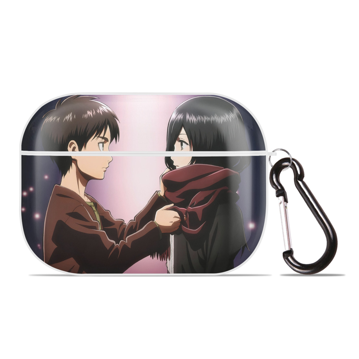 （画像用） 進撃の巨人 Attack on Titan 【AirPods Pro用】ハードシェル保護ケース 耐衝撃・防指紋・カラビナ付き商品仕様