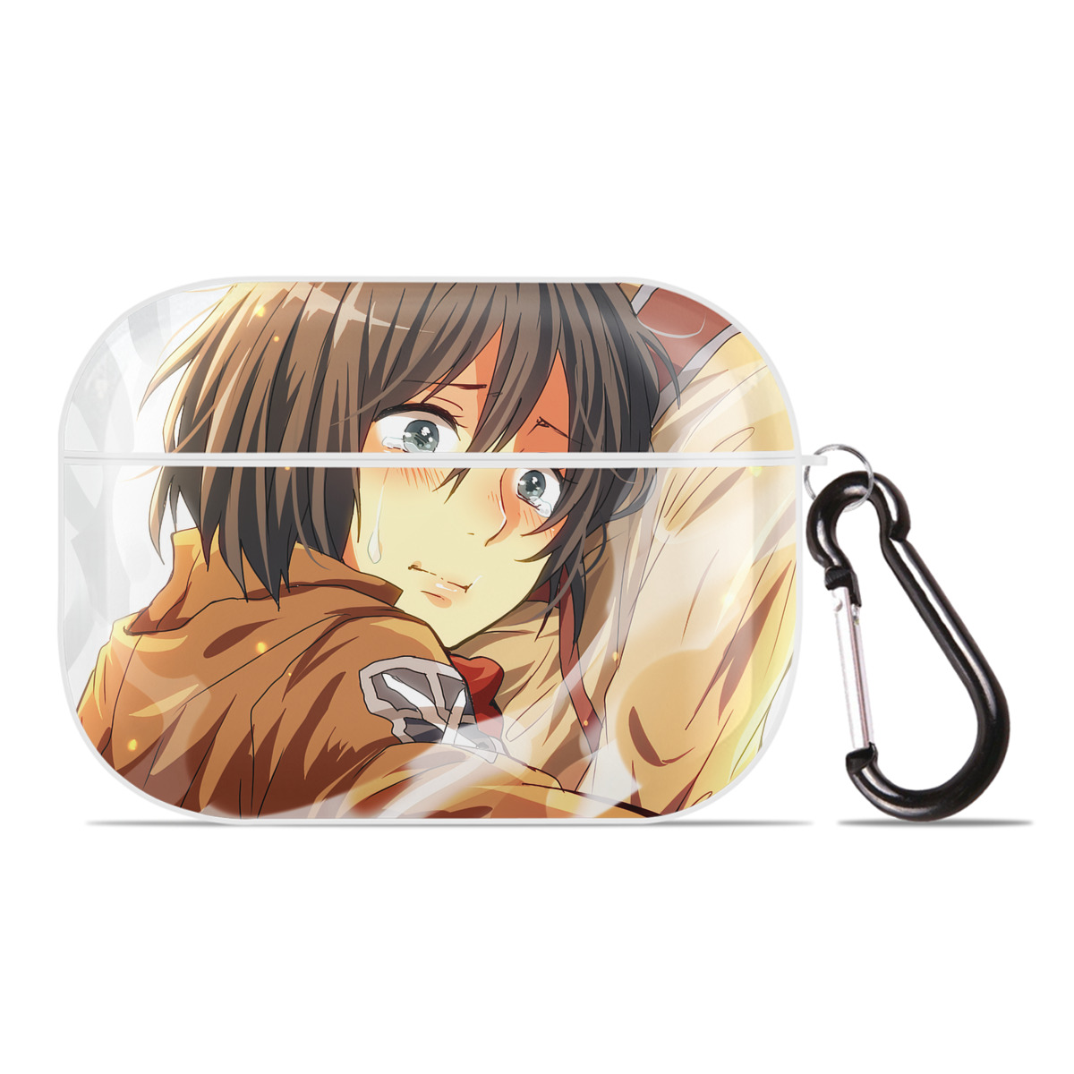 （画像用） 進撃の巨人 Attack on Titan 【AirPods Pro用】ハードシェル保護ケース 耐衝撃・防指紋・カラビナ付き商品仕様