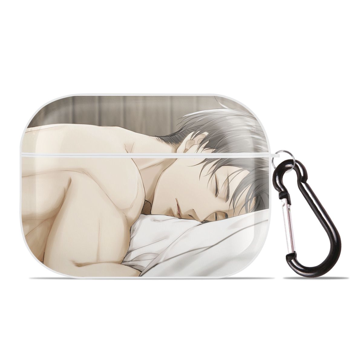 （画像用） 進撃の巨人 Attack on Titan 【AirPods Pro用】ハードシェル保護ケース 耐衝撃・防指紋・カラビナ付き商品仕様