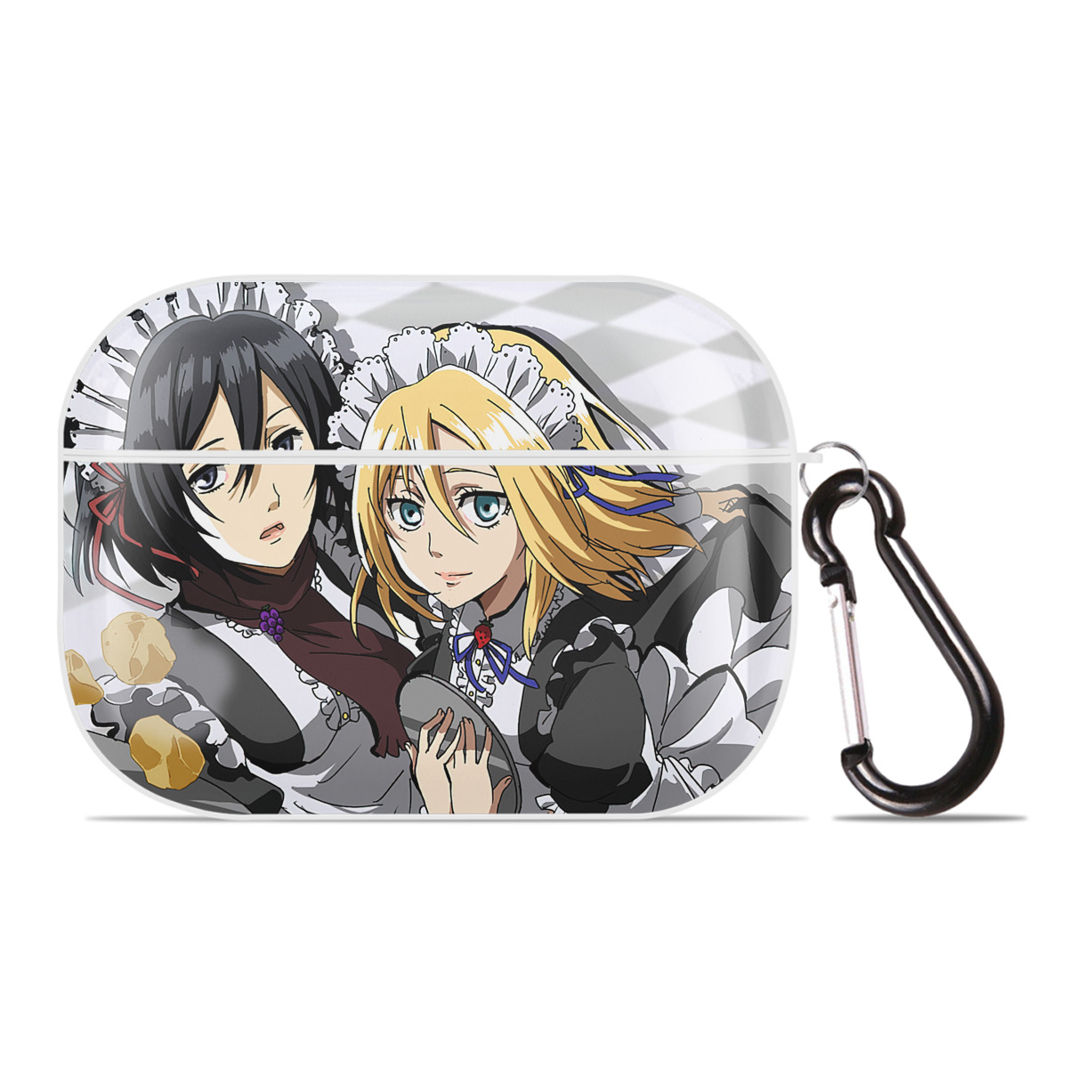 （画像用） 進撃の巨人 Attack on Titan 【AirPods Pro用】ハードシェル保護ケース 耐衝撃・防指紋・カラビナ付き商品仕様