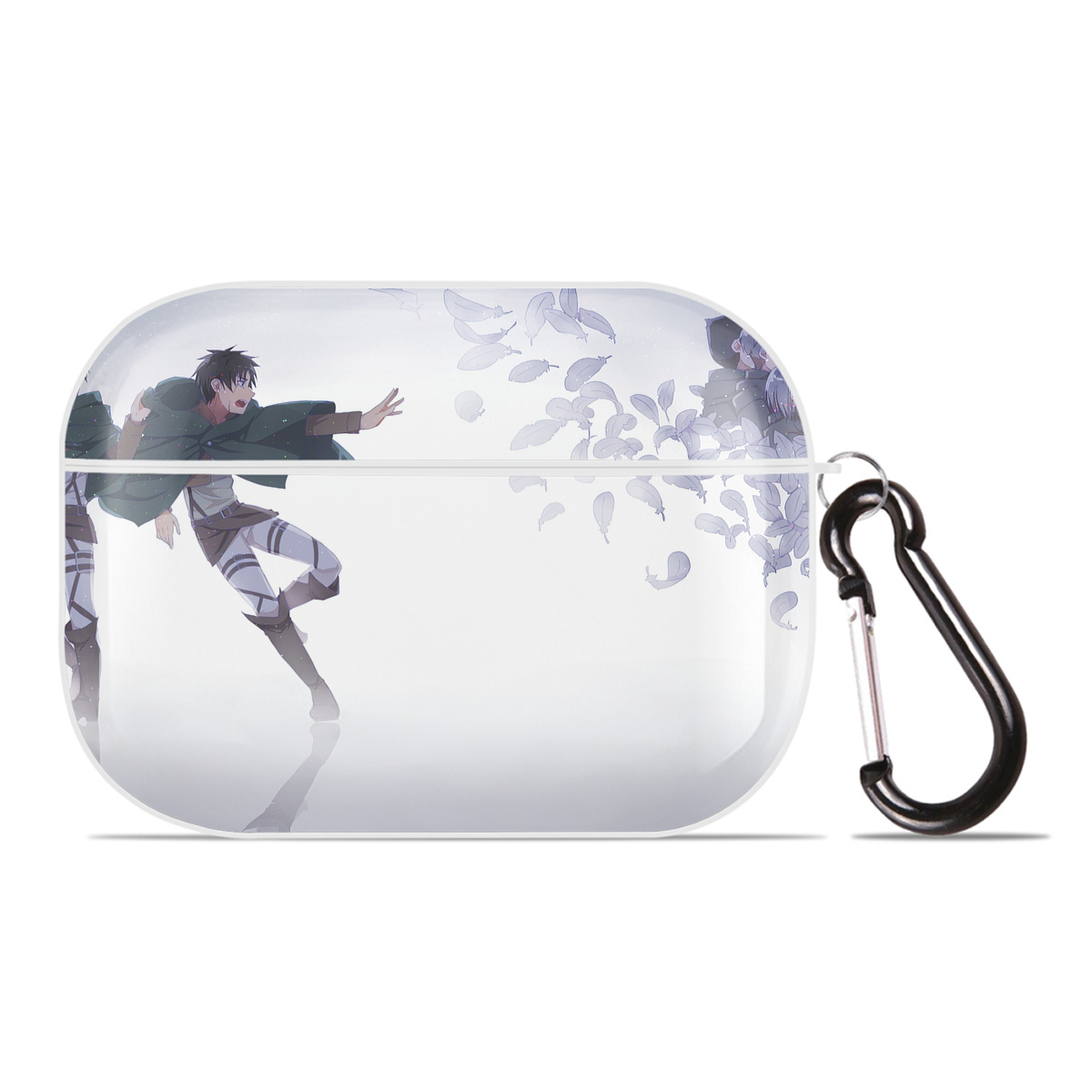 （画像用） 進撃の巨人 Attack on Titan 【AirPods Pro用】ハードシェル保護ケース 耐衝撃・防指紋・カラビナ付き商品仕様