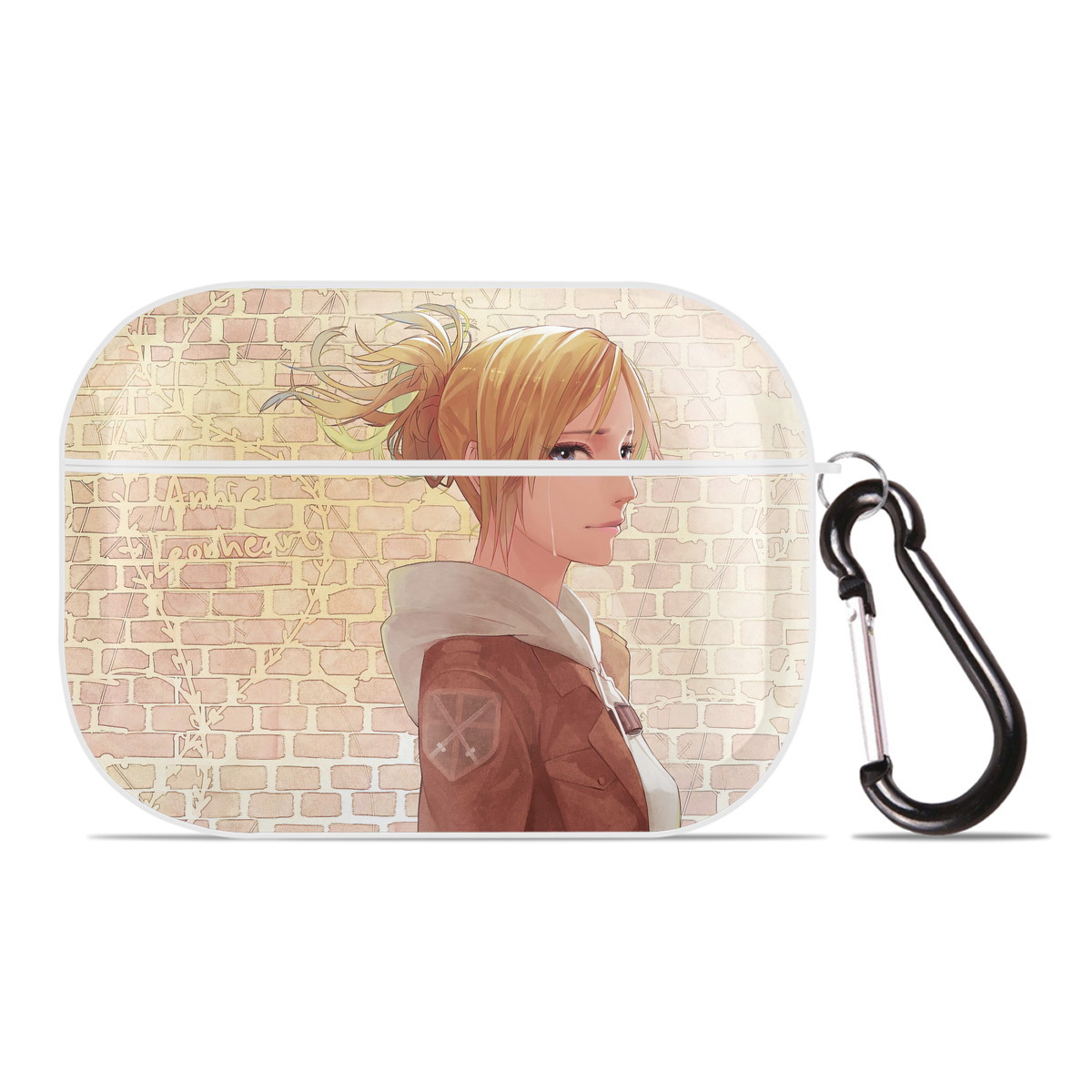 （画像用） 進撃の巨人 Attack on Titan 【AirPods Pro用】ハードシェル保護ケース 耐衝撃・防指紋・カラビナ付き商品仕様