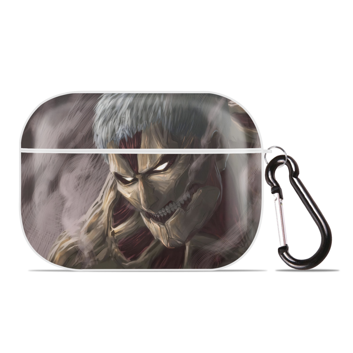 （画像用） 進撃の巨人 Attack on Titan 【AirPods Pro用】ハードシェル保護ケース 耐衝撃・防指紋・カラビナ付き商品仕様