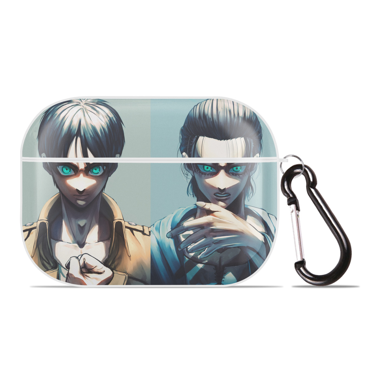 （画像用） 進撃の巨人 Attack on Titan 【AirPods Pro用】ハードシェル保護ケース 耐衝撃・防指紋・カラビナ付き商品仕様