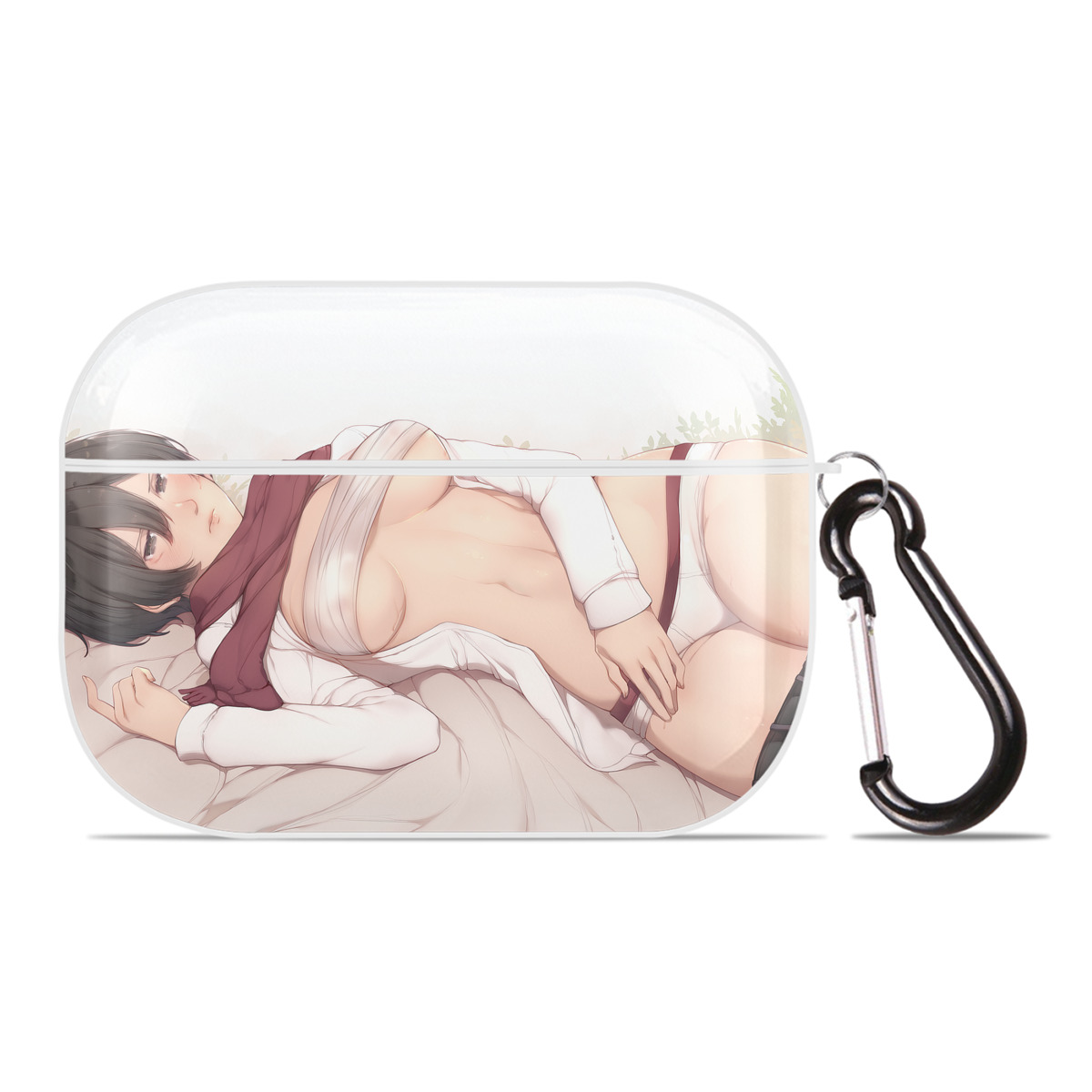 （画像用） 進撃の巨人 Attack on Titan 【AirPods Pro用】ハードシェル保護ケース 耐衝撃・防指紋・カラビナ付き商品仕様