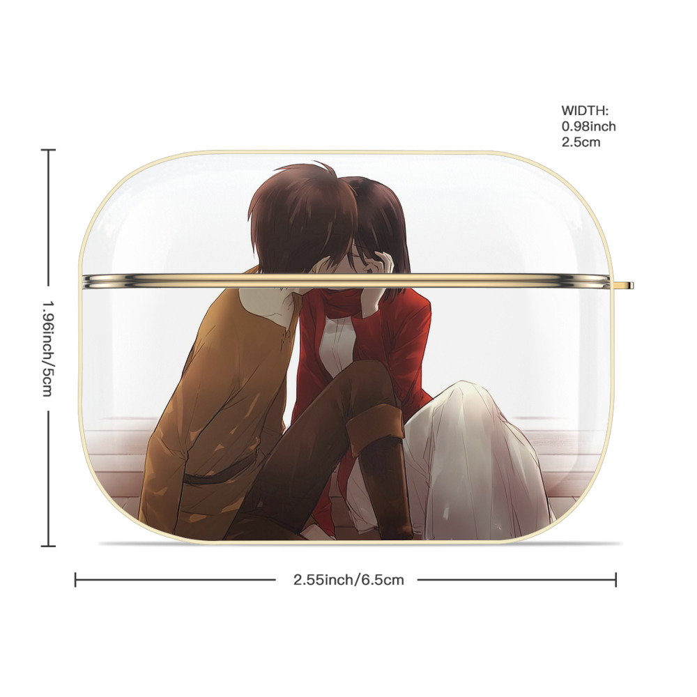進撃の巨人 Attack on Titan 【AirPods Pro用】ハードシェル保護ケース｜耐衝撃・防指紋・カラビナ付き商品仕様
