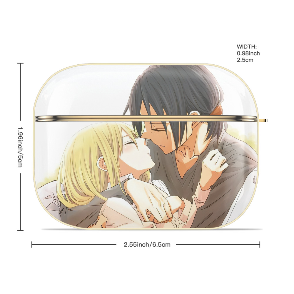 進撃の巨人 Attack on Titan 【AirPods Pro用】ハードシェル保護ケース｜耐衝撃・防指紋・カラビナ付き商品仕様