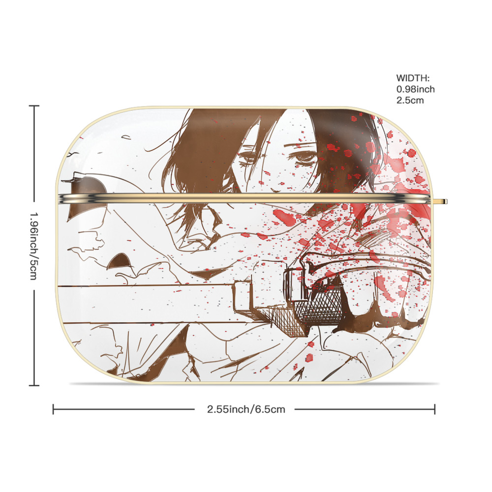 進撃の巨人 Attack on Titan 【AirPods Pro用】ハードシェル保護ケース｜耐衝撃・防指紋・カラビナ付き商品仕様