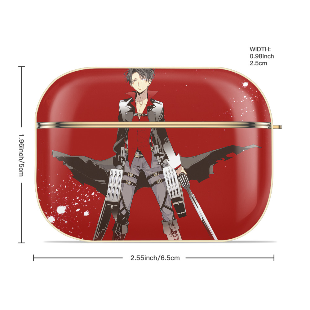 進撃の巨人 Attack on Titan 【AirPods Pro用】ハードシェル保護ケース｜耐衝撃・防指紋・カラビナ付き商品仕様
