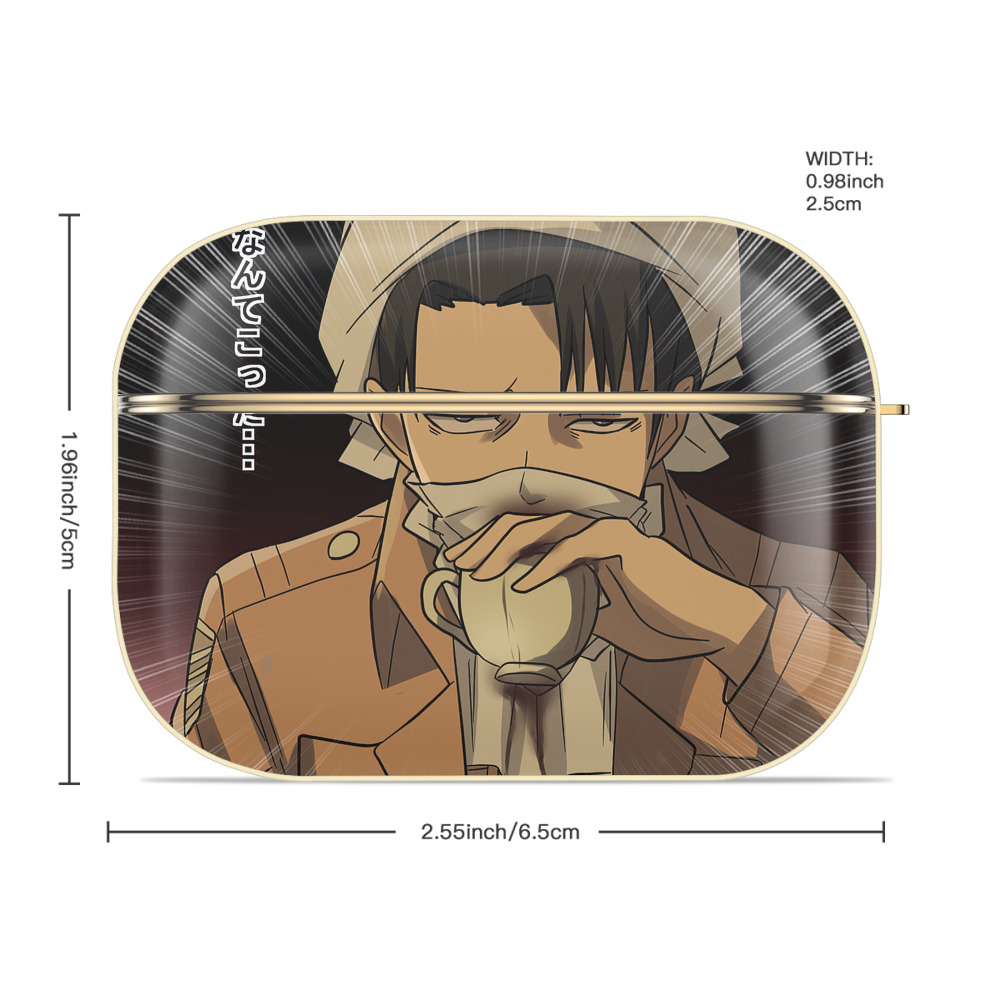 進撃の巨人 Attack on Titan 【AirPods Pro用】ハードシェル保護ケース｜耐衝撃・防指紋・カラビナ付き商品仕様
