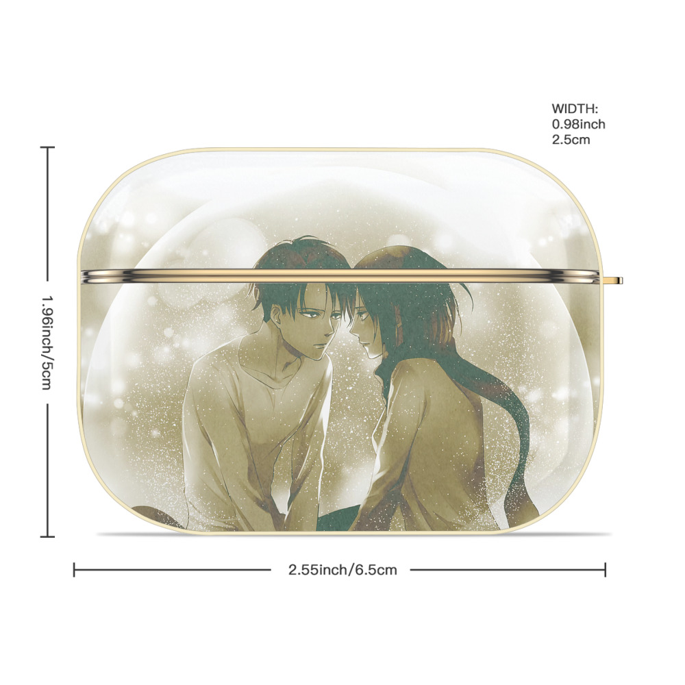進撃の巨人 Attack on Titan 【AirPods Pro用】ハードシェル保護ケース｜耐衝撃・防指紋・カラビナ付き商品仕様