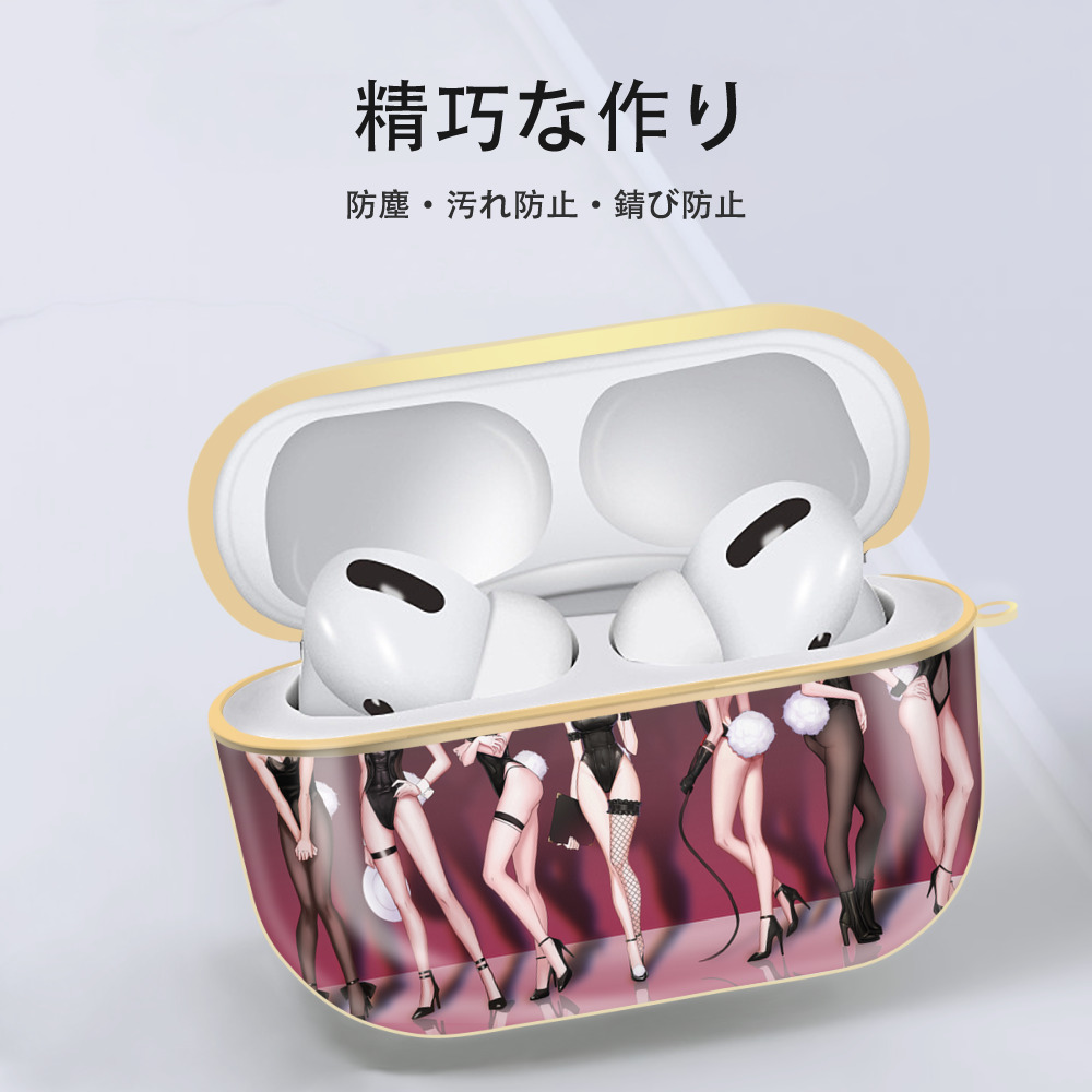 進撃の巨人 Attack on Titan 【AirPods Pro用】ハードシェル保護ケース｜耐衝撃・防指紋・カラビナ付き商品仕様
