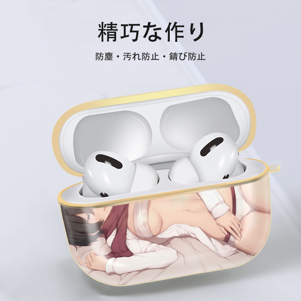 進撃の巨人 Attack on Titan 【AirPods Pro用】ハードシェル保護ケース｜耐衝撃・防指紋・カラビナ付き商品仕様