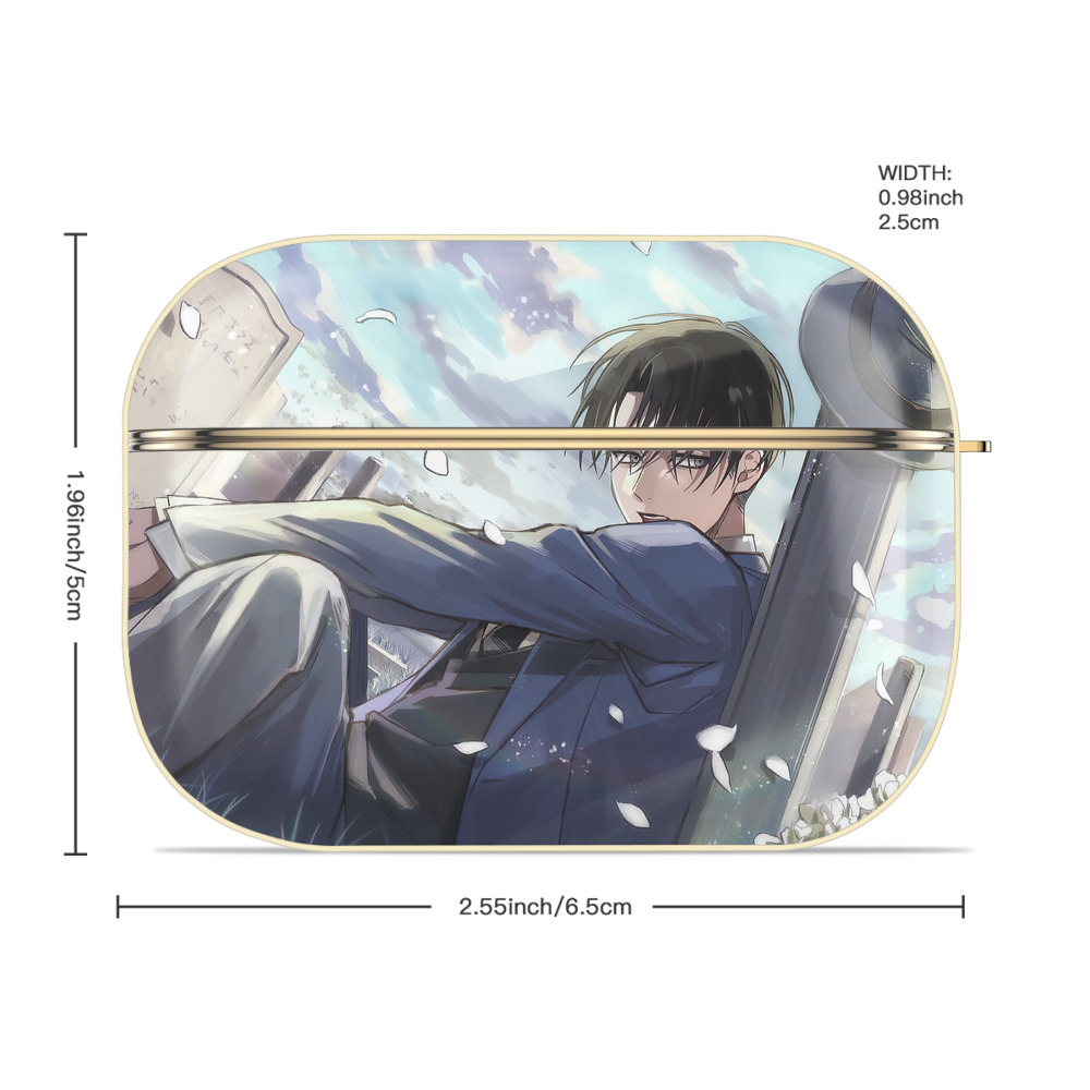 進撃の巨人 Attack on Titan 【AirPods Pro用】ハードシェル保護ケース｜耐衝撃・防指紋・カラビナ付き商品仕様