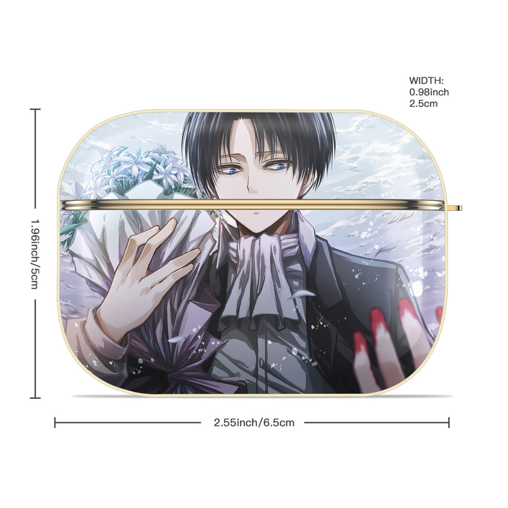 進撃の巨人 Attack on Titan 【AirPods Pro用】ハードシェル保護ケース｜耐衝撃・防指紋・カラビナ付き商品仕様