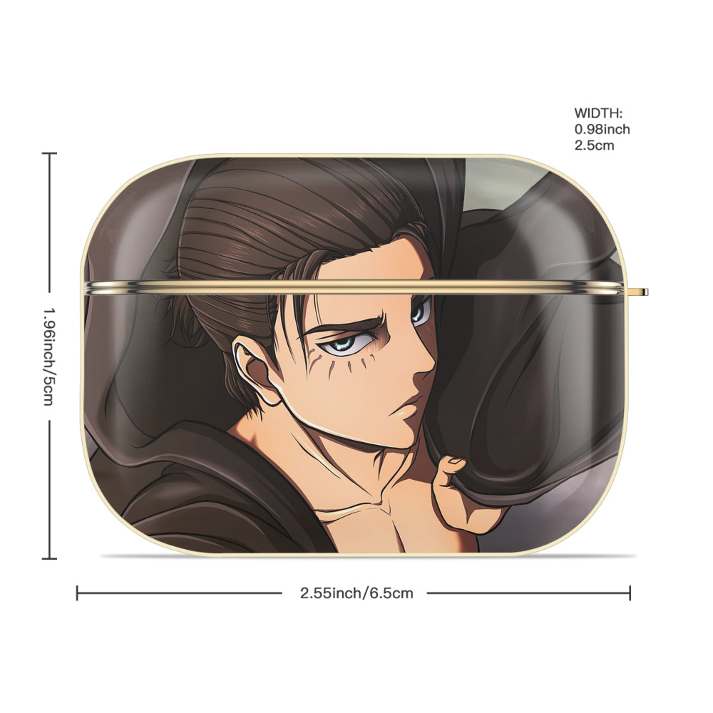 進撃の巨人 Attack on Titan 【AirPods Pro用】ハードシェル保護ケース｜耐衝撃・防指紋・カラビナ付き商品仕様