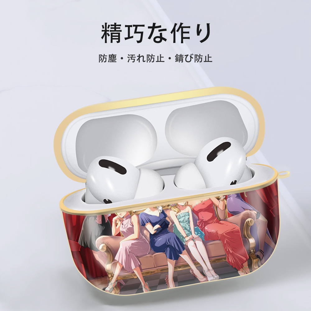 進撃の巨人 Attack on Titan 【AirPods Pro用】ハードシェル保護ケース｜耐衝撃・防指紋・カラビナ付き商品仕様