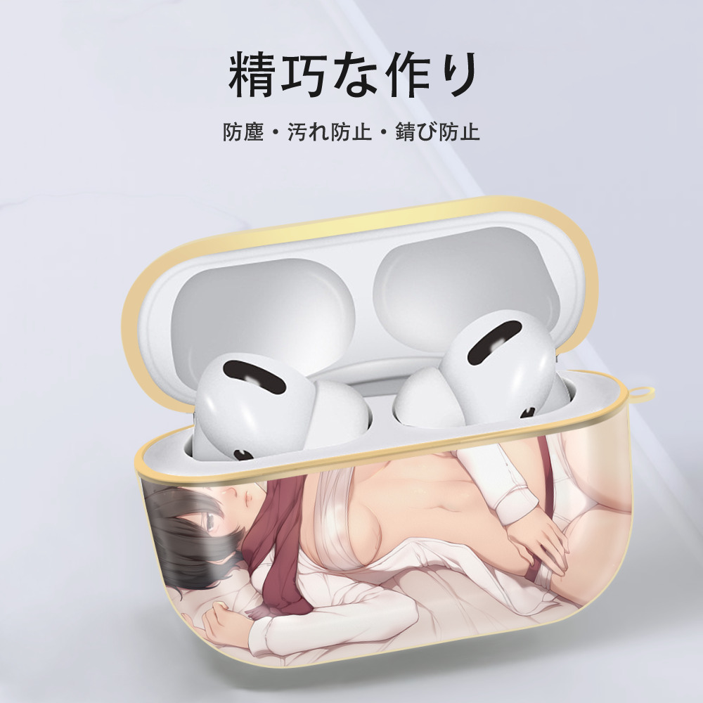 進撃の巨人 Attack on Titan 【AirPods Pro用】ハードシェル保護ケース｜耐衝撃・防指紋・カラビナ付き商品仕様