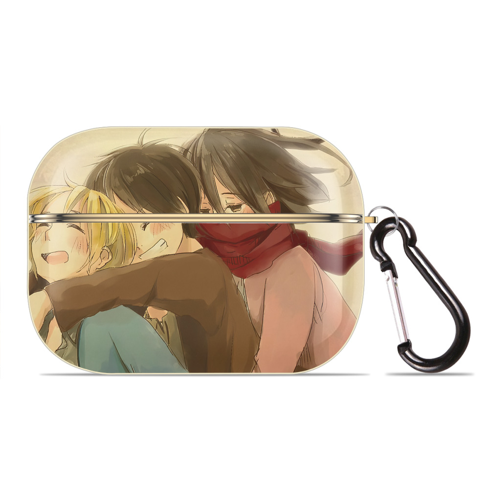 （画像用） 進撃の巨人 Attack on Titan 【AirPods Pro用】ハードシェル保護ケース｜耐衝撃・防指紋・カラビナ付き商品仕様