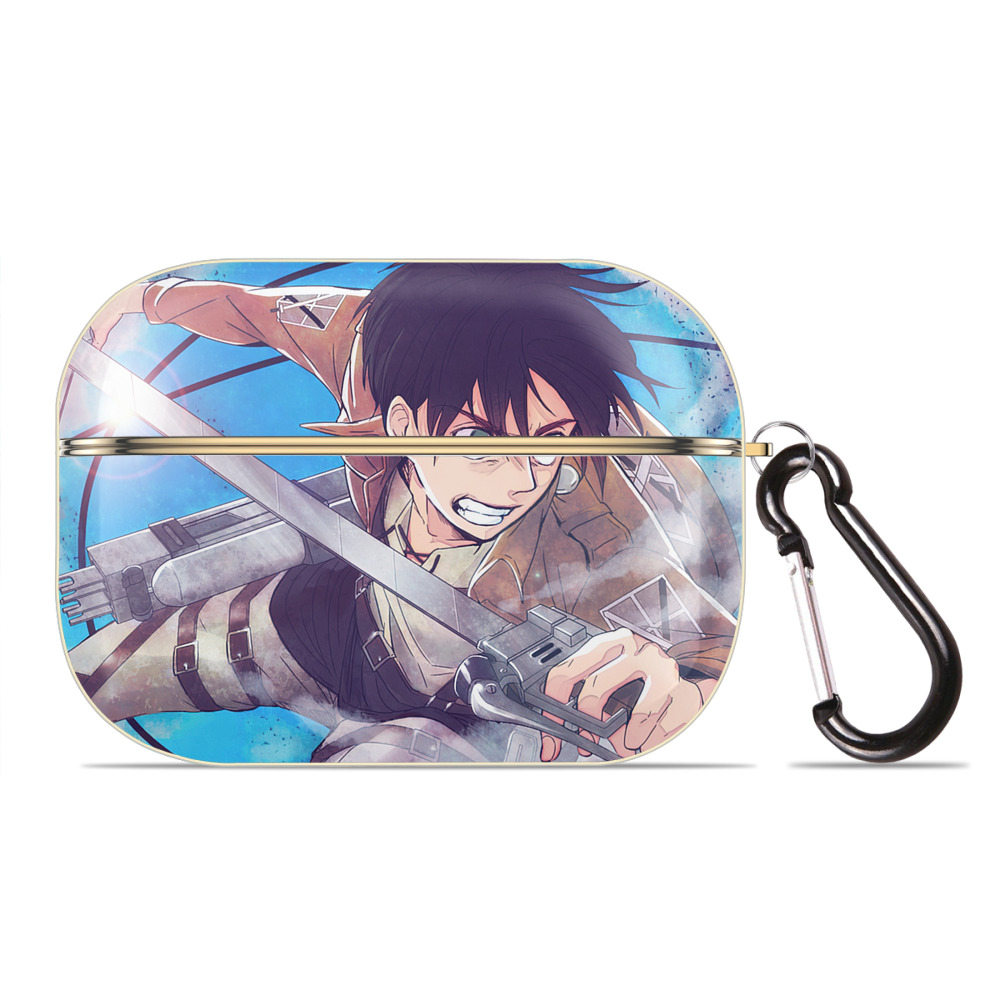 （画像用） 進撃の巨人 Attack on Titan 【AirPods Pro用】ハードシェル保護ケース｜耐衝撃・防指紋・カラビナ付き商品仕様