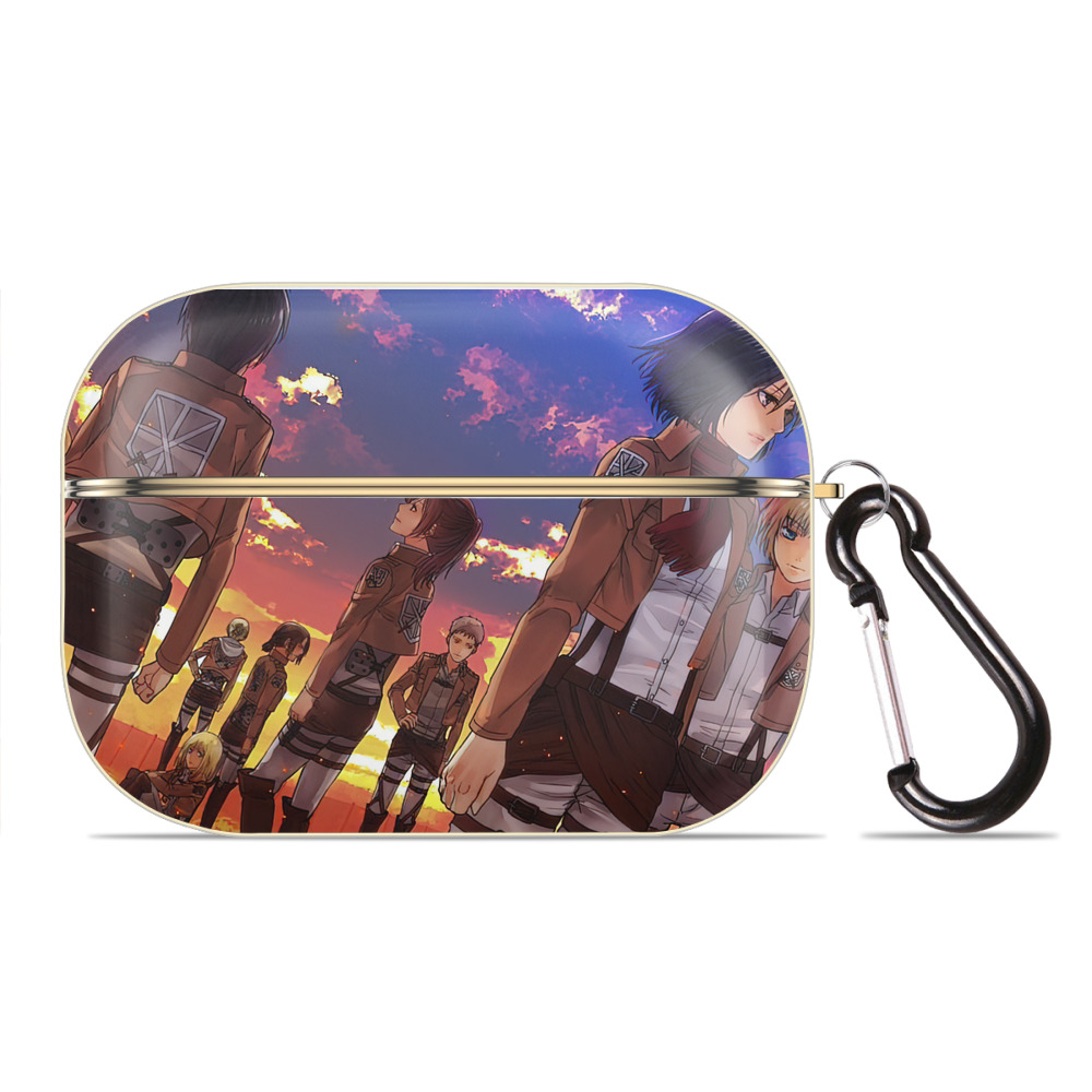 （画像用） 進撃の巨人 Attack on Titan 【AirPods Pro用】ハードシェル保護ケース｜耐衝撃・防指紋・カラビナ付き商品仕様