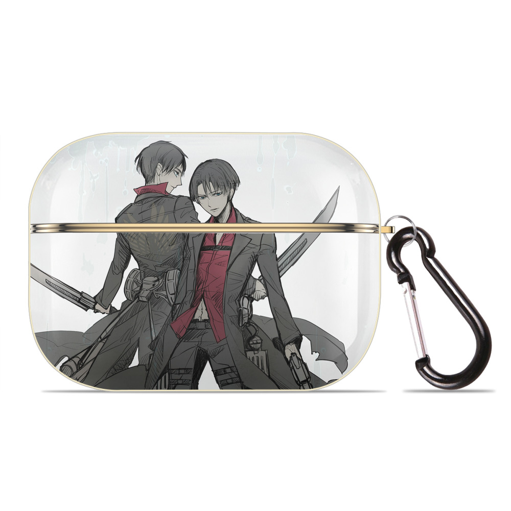 （画像用） 進撃の巨人 Attack on Titan 【AirPods Pro用】ハードシェル保護ケース｜耐衝撃・防指紋・カラビナ付き商品仕様