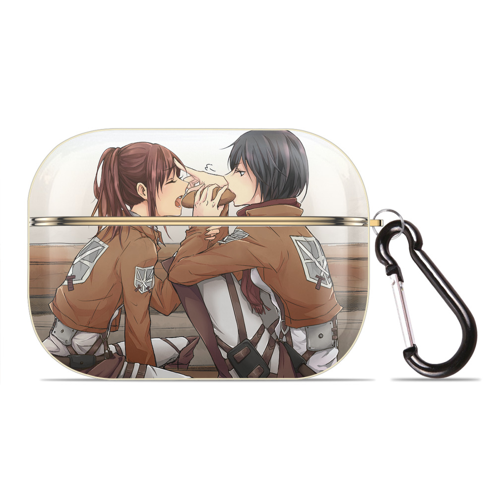 （画像用） 進撃の巨人 Attack on Titan 【AirPods Pro用】ハードシェル保護ケース｜耐衝撃・防指紋・カラビナ付き商品仕様