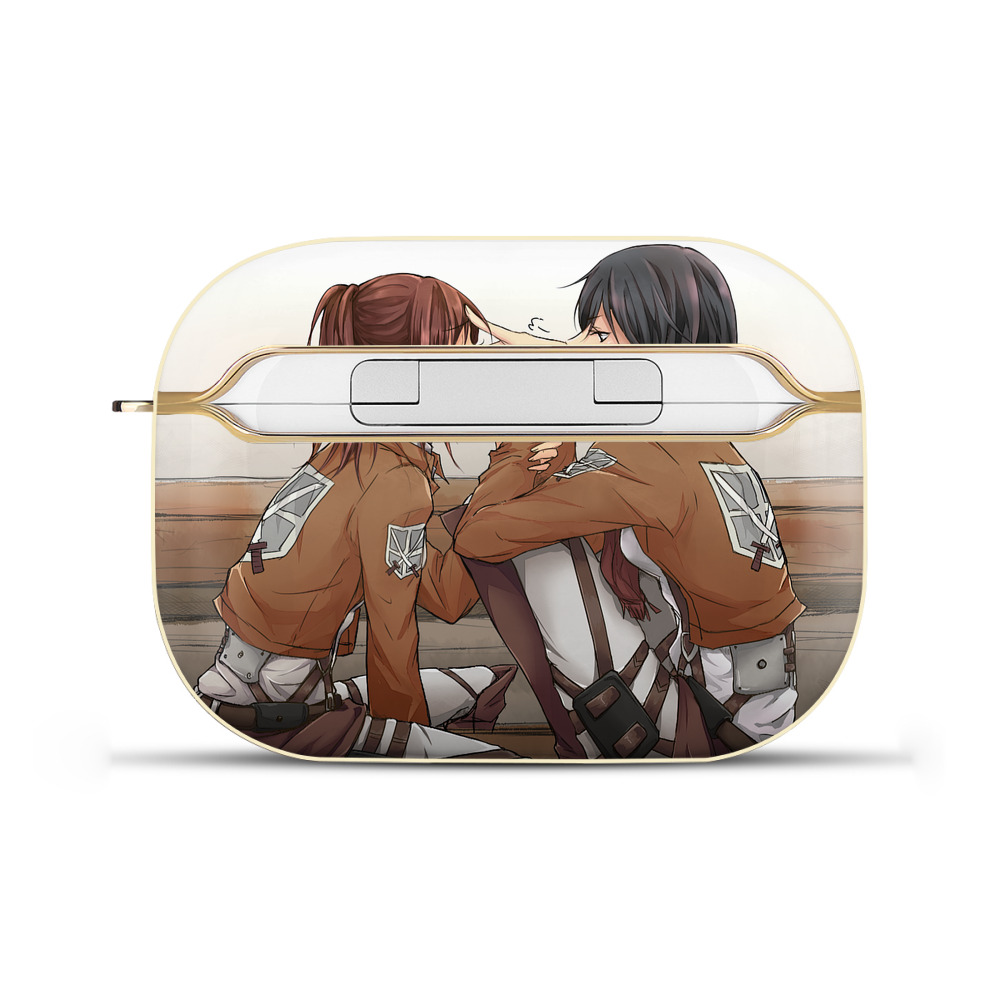 進撃の巨人 Attack on Titan 【AirPods Pro用】ハードシェル保護ケース｜耐衝撃・防指紋・カラビナ付き商品仕様