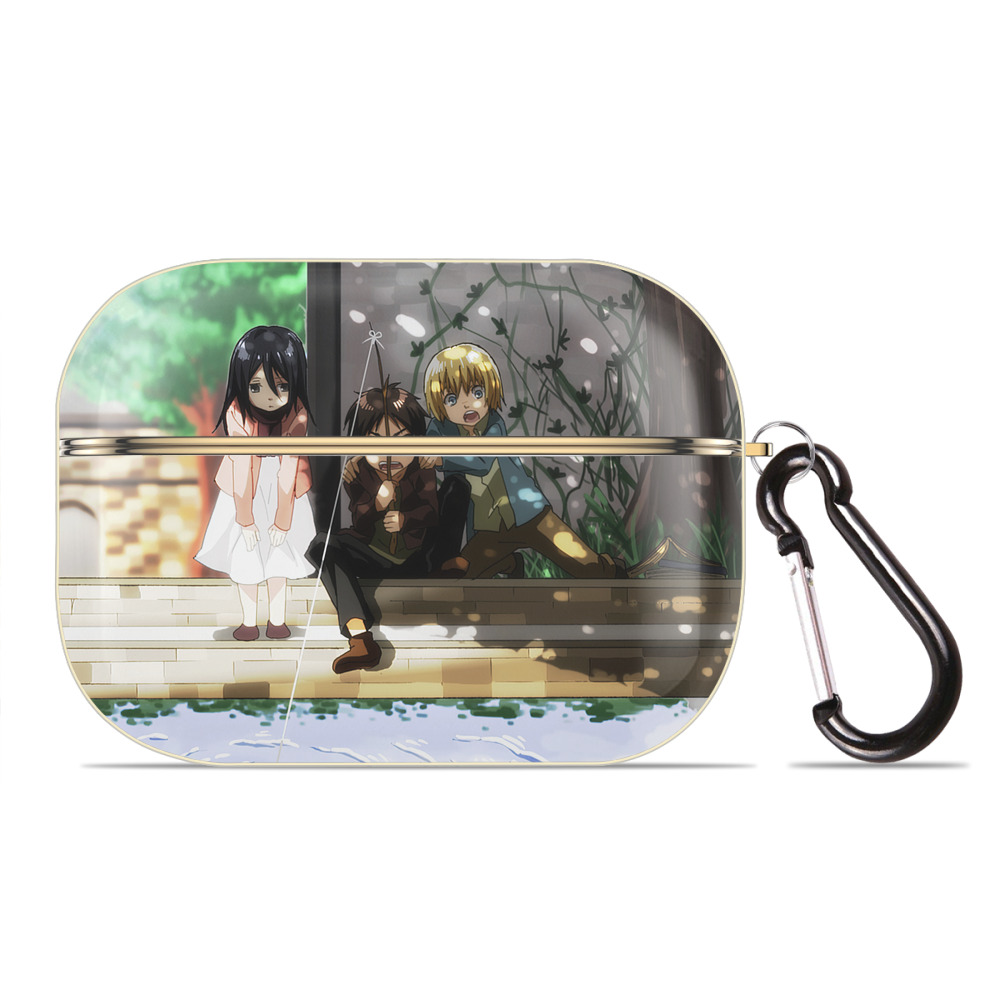 （画像用） 進撃の巨人 Attack on Titan 【AirPods Pro用】ハードシェル保護ケース｜耐衝撃・防指紋・カラビナ付き商品仕様