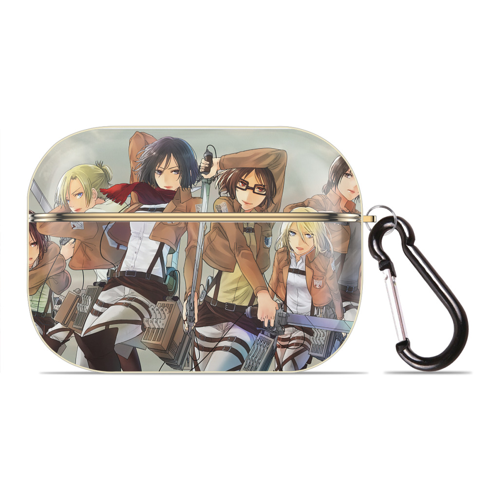 （画像用） 進撃の巨人 Attack on Titan 【AirPods Pro用】ハードシェル保護ケース｜耐衝撃・防指紋・カラビナ付き商品仕様