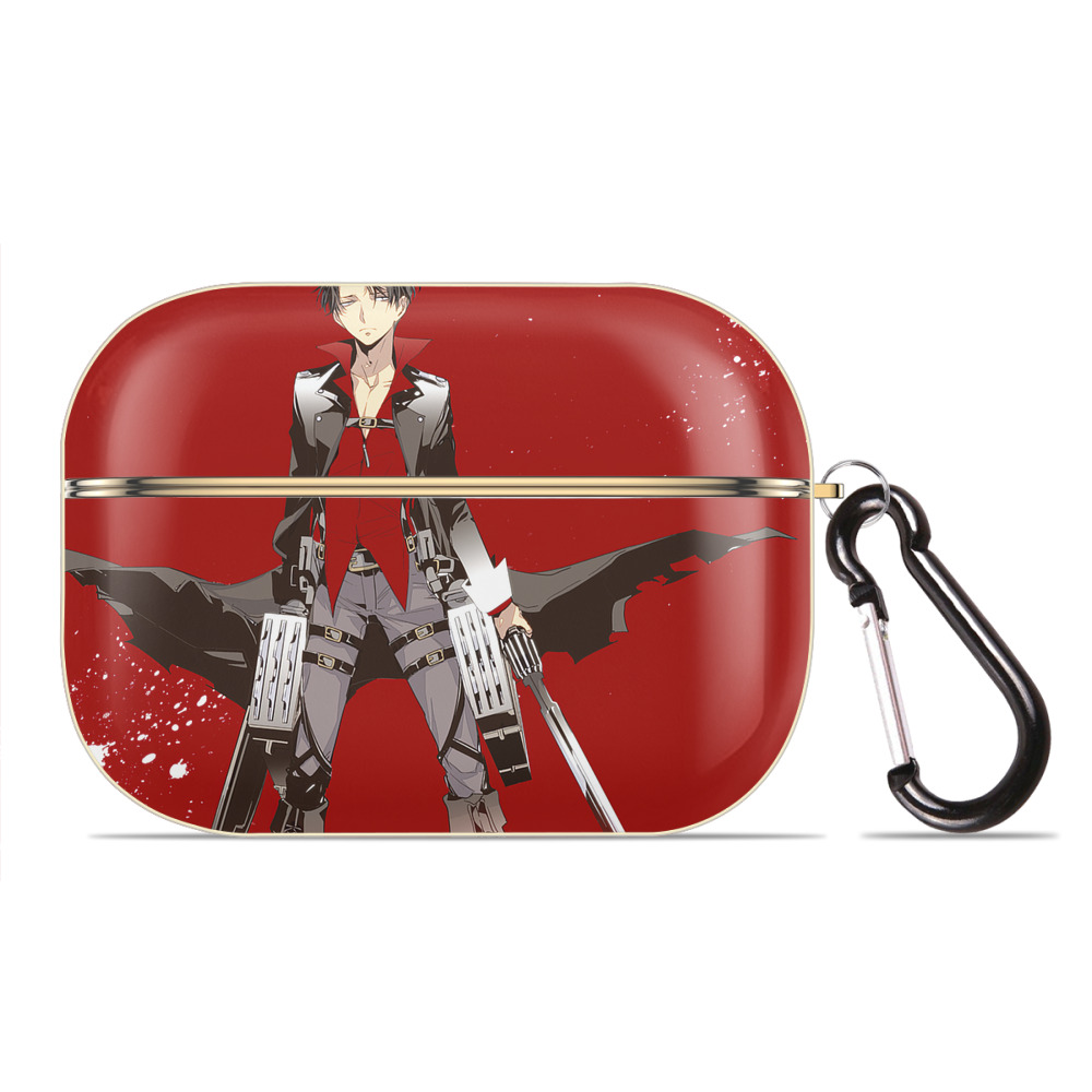 （画像用） 進撃の巨人 Attack on Titan 【AirPods Pro用】ハードシェル保護ケース｜耐衝撃・防指紋・カラビナ付き商品仕様