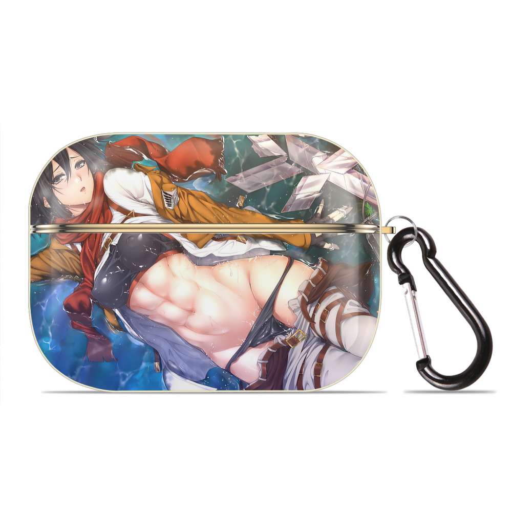 （画像用） 進撃の巨人 Attack on Titan 【AirPods Pro用】ハードシェル保護ケース｜耐衝撃・防指紋・カラビナ付き商品仕様