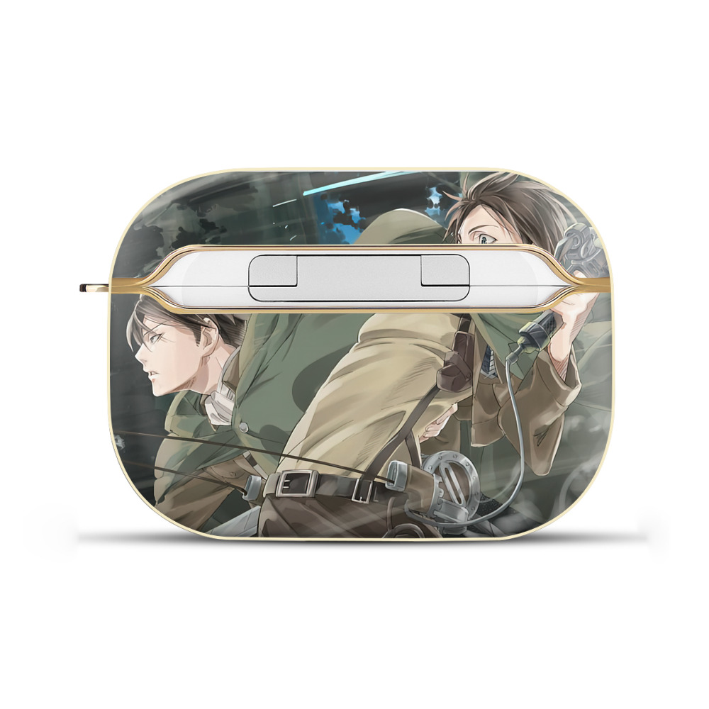 （画像用） 進撃の巨人 Attack on Titan 【AirPods Pro用】ハードシェル保護ケース｜耐衝撃・防指紋・カラビナ付き商品仕様