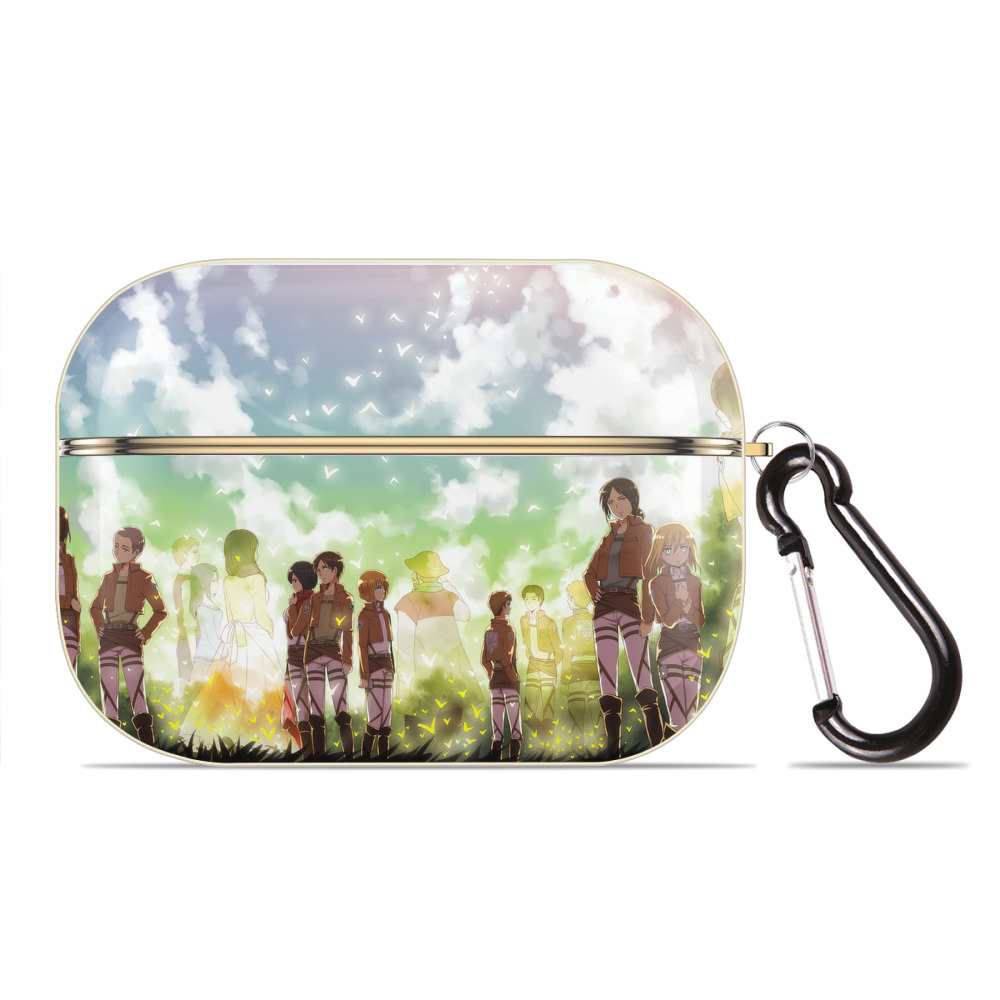 （画像用） 進撃の巨人 Attack on Titan 【AirPods Pro用】ハードシェル保護ケース｜耐衝撃・防指紋・カラビナ付き商品仕様
