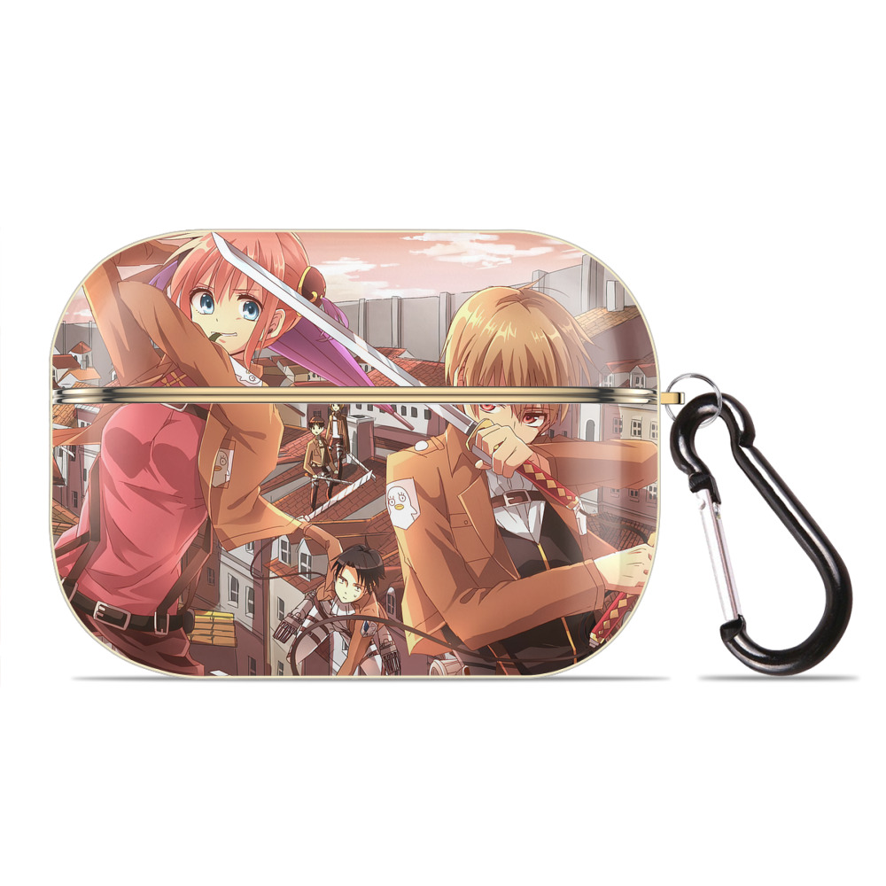 （画像用） 進撃の巨人 Attack on Titan 【AirPods Pro用】ハードシェル保護ケース｜耐衝撃・防指紋・カラビナ付き商品仕様