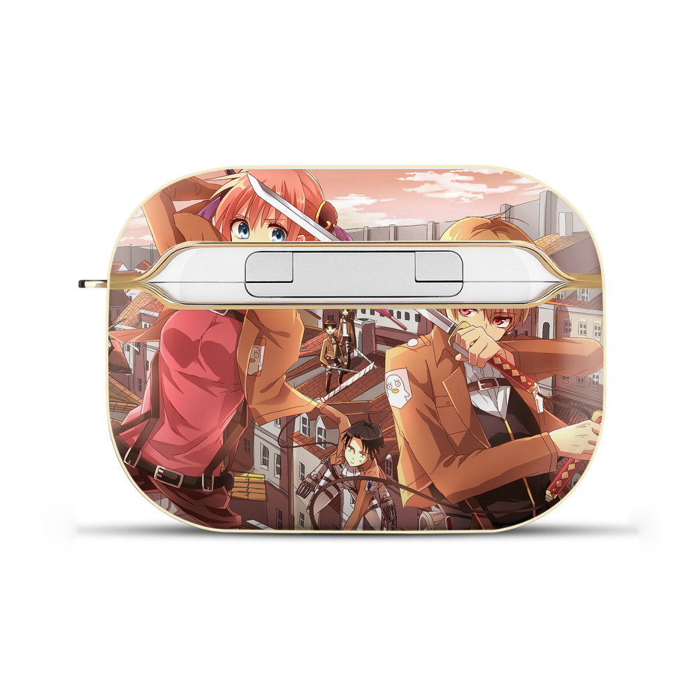 （画像用） 進撃の巨人 Attack on Titan 【AirPods Pro用】ハードシェル保護ケース｜耐衝撃・防指紋・カラビナ付き商品仕様
