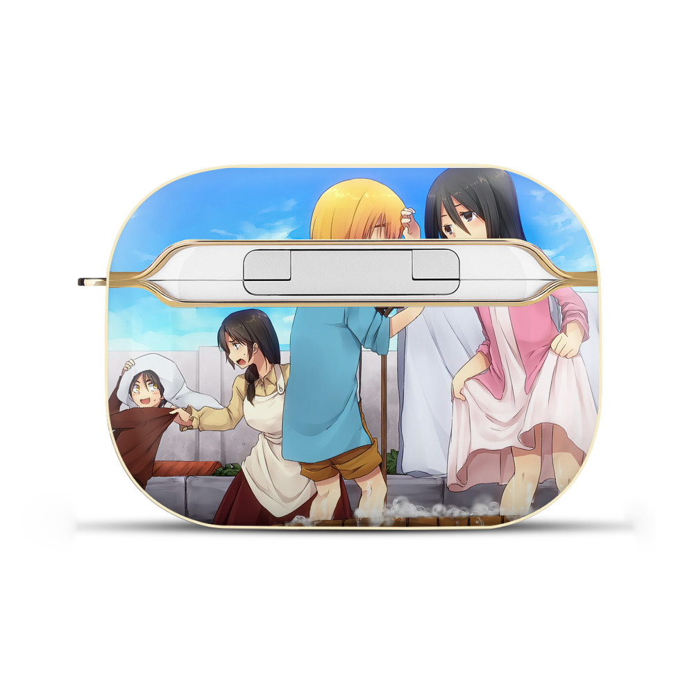 （画像用） 進撃の巨人 Attack on Titan 【AirPods Pro用】ハードシェル保護ケース｜耐衝撃・防指紋・カラビナ付き商品仕様