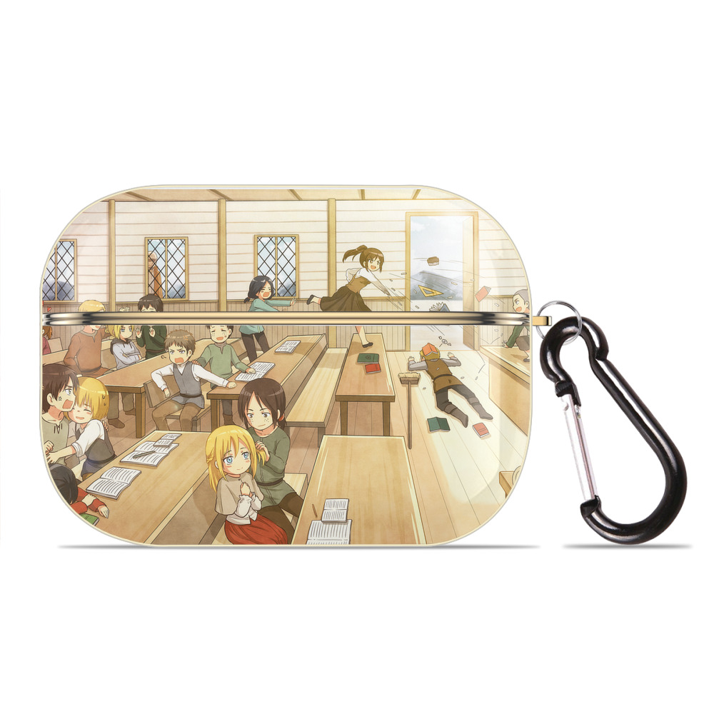 （画像用） 進撃の巨人 Attack on Titan 【AirPods Pro用】ハードシェル保護ケース｜耐衝撃・防指紋・カラビナ付き商品仕様