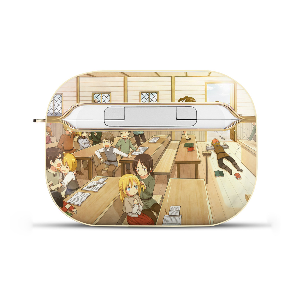 進撃の巨人 Attack on Titan 【AirPods Pro用】ハードシェル保護ケース｜耐衝撃・防指紋・カラビナ付き商品仕様